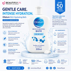 Oilatum Rich Hydrating Bath for Dry Skin 300 ml