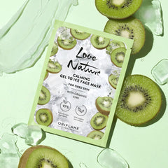 Oirlfame Love Nature Calming Gel to Ice Face Mask with Organic Kiwi 10ML