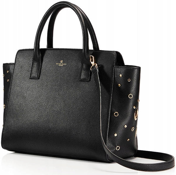 Musa cheapest Black & White Handbag