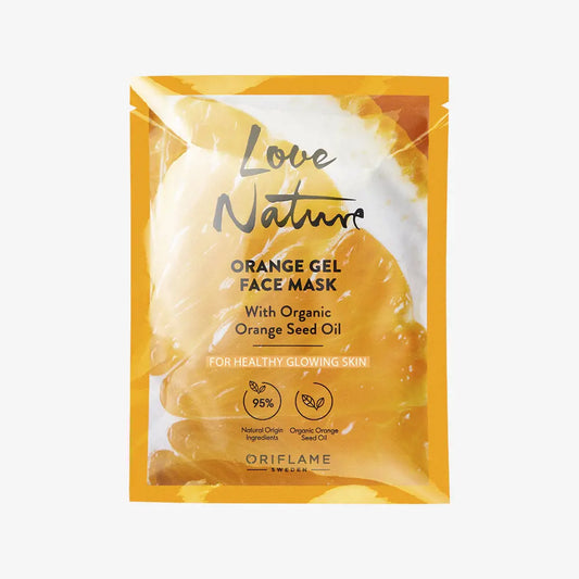 Oriflame Love Nature Orange Gel Face Mask with Organic Orange Seed Oil 10ML