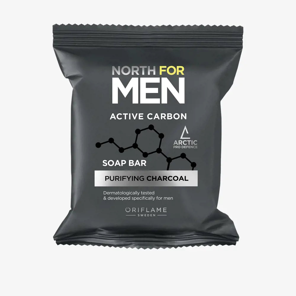 Oriflame North For Men Active Carbon Soap Bar 100g