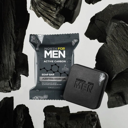 Oriflame North For Men Active Carbon Soap Bar 100g