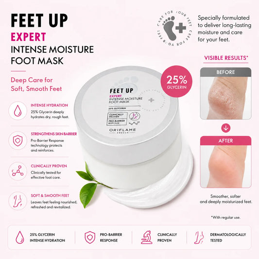 Oriflame Feet up Expert Intense Moisture Foot Mask 100 ML