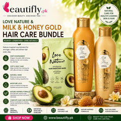 Oriflame Love Nature And Milk & Honey Gold Hair Care Bundle