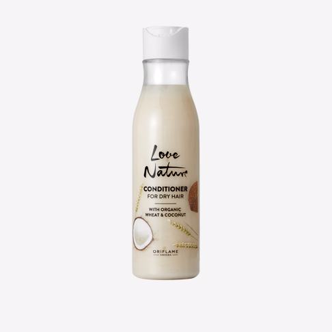 Oriflame Love Nature Conditioner for Dry Hair Wheat Coconut Oil 250 ML