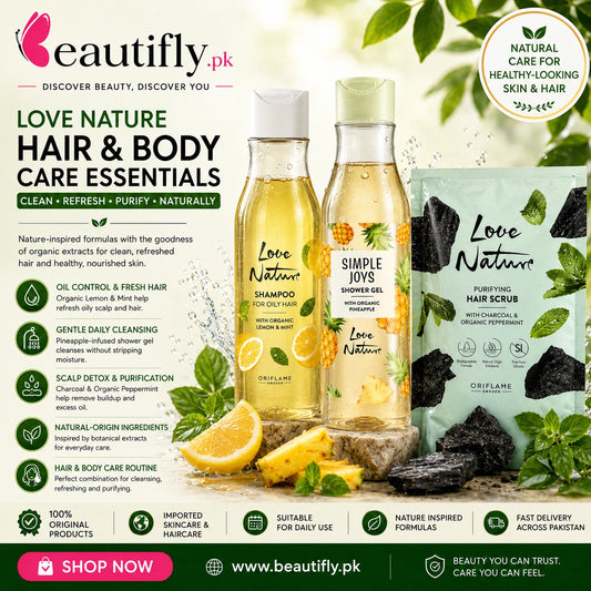Oriflame Love Nature Hair And Body Care Essentials Bundle