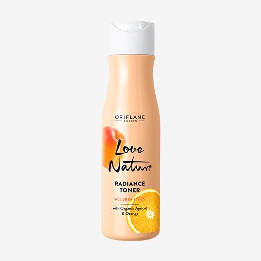 Oriflame Love Nature Radiance Toner with Organic Apricot Orange 