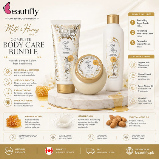 Oriflame Milk And Honey Gold Complete Body Care Bundle