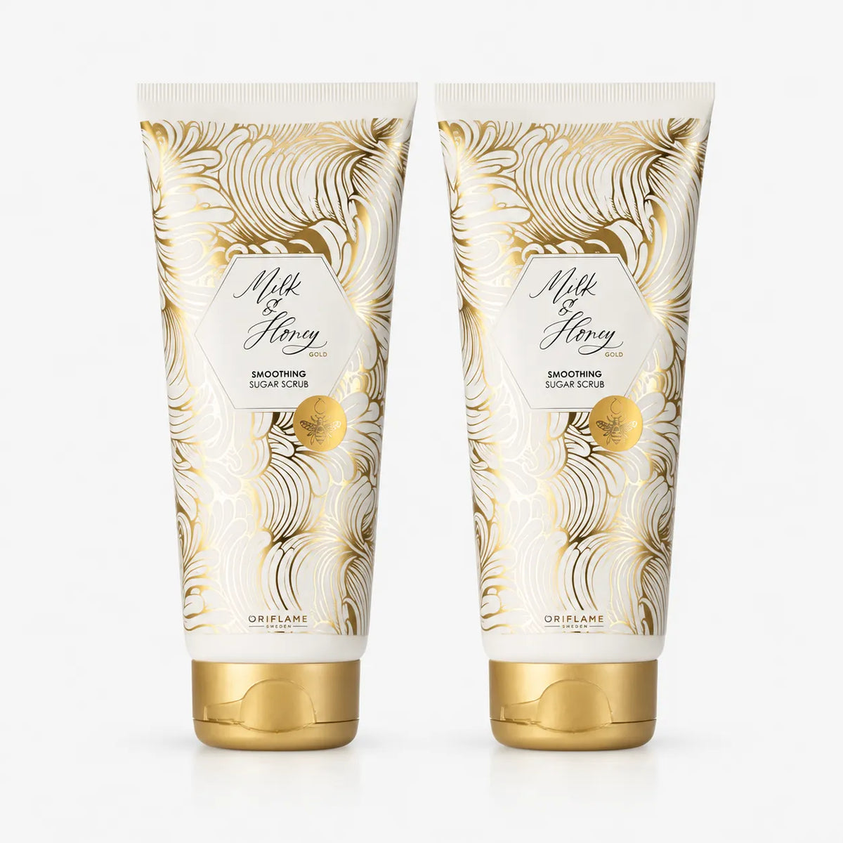 Oriflame Milk & Honey Gold Smoothing Sugar Scrub 200 ML Pack of 2