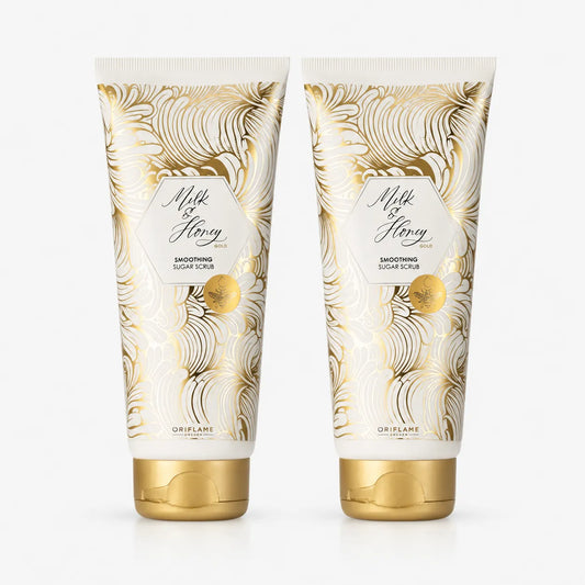 Oriflame Milk & Honey Gold Smoothing Sugar Scrub 200 ML Pack of 2