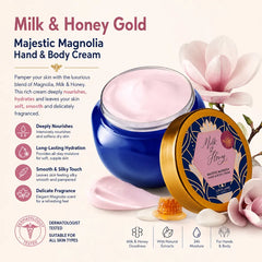 Oriflame Milk and Honey Majestic Magnolia Hand & Body Cream 250 ML