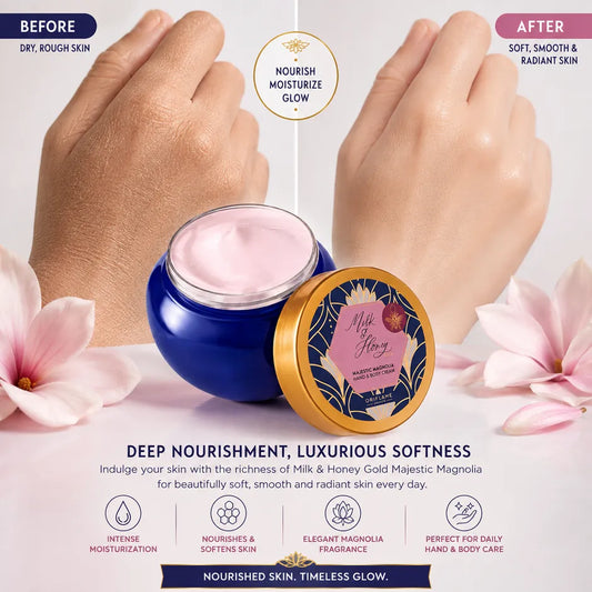 Oriflame Milk and Honey Majestic Magnolia Hand & Body Cream 250 ML