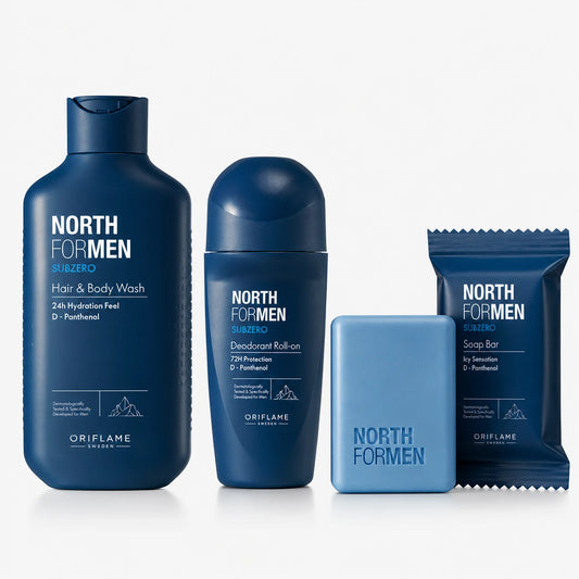 Oriflame North For Men SubZero Complete Grooming Bundle Deal