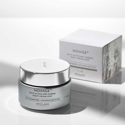 Oriflame Novage+ Multi Active Anti Ageing Night Cream Light 50 ML