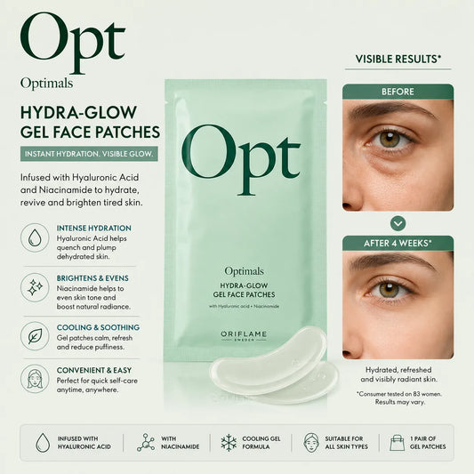 Oriflame Opt Optimals Hydra-Glow Gel Face Patches – 7 g