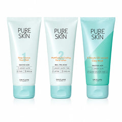 Oriflame Pure Skin Complete Anti Blemish 3 Step Routine Bundle