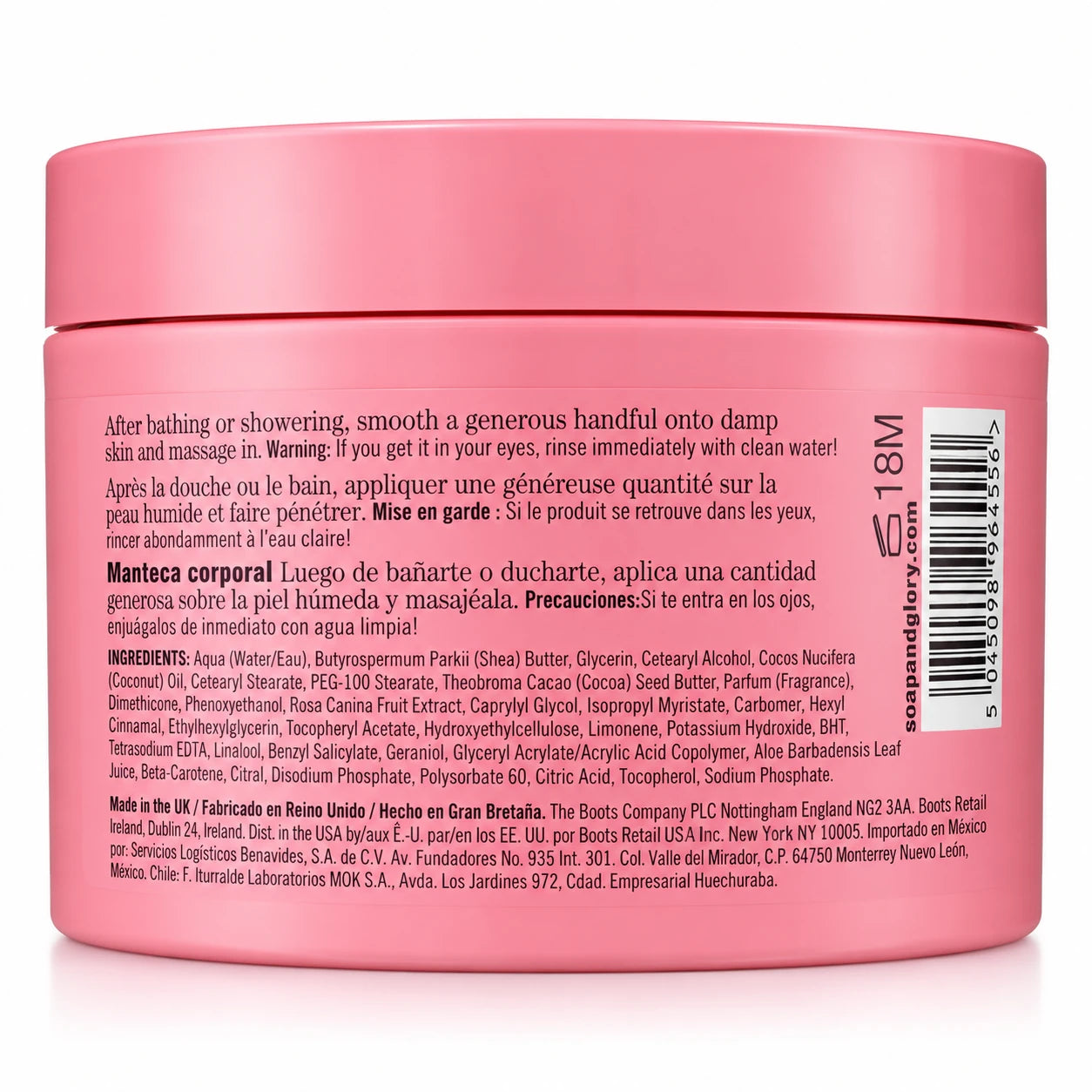 Soap & Glory The Righteous Butter Body Butter Original Pink 300ml