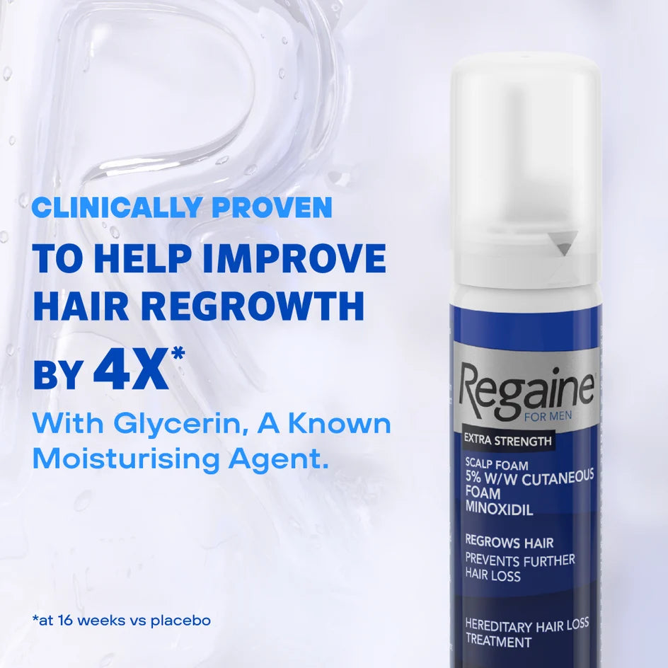 Regaine for Men Extra Strength 5% Scalp Foam 3 Month Supply