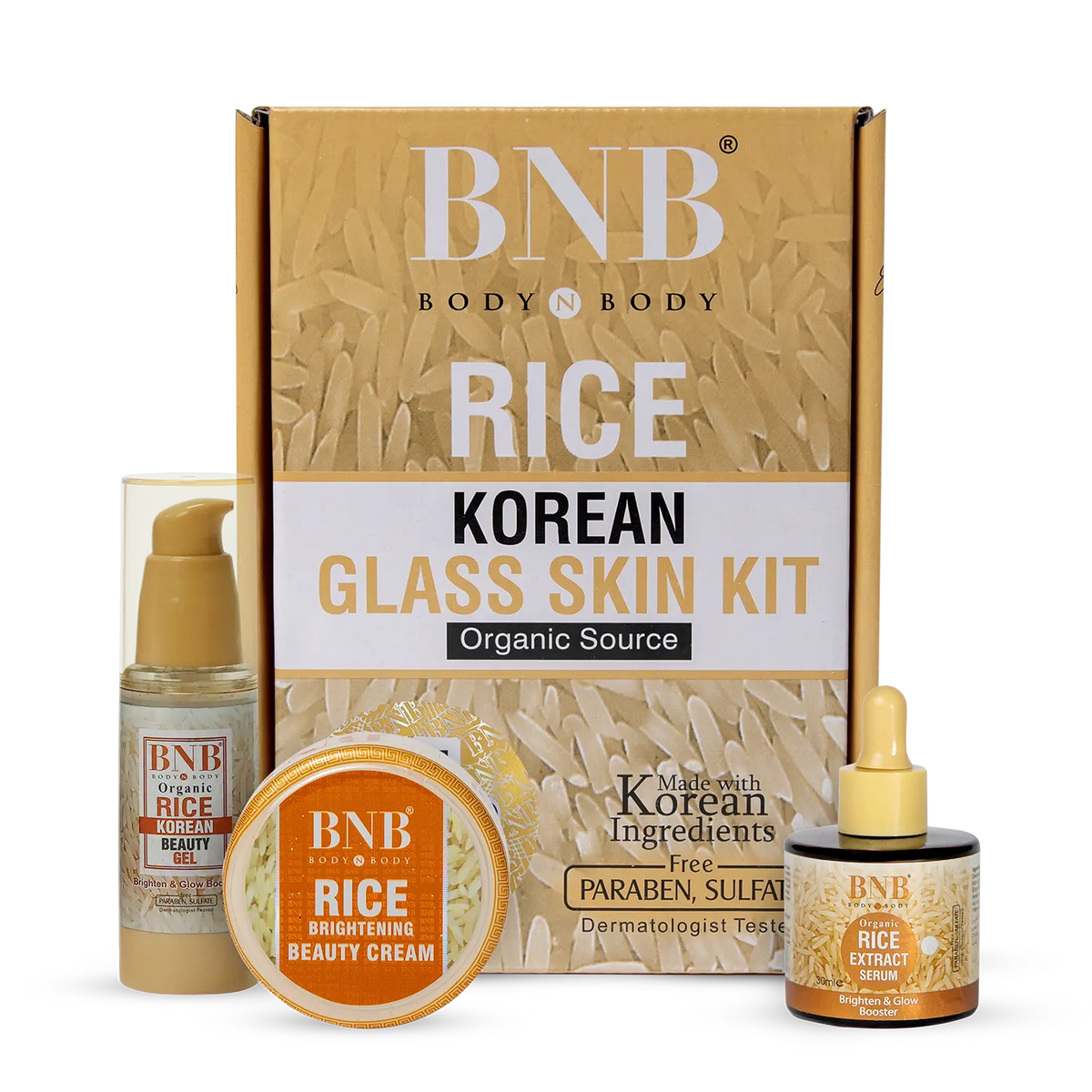 BodynBody Rice Korean Glass Skin Kit