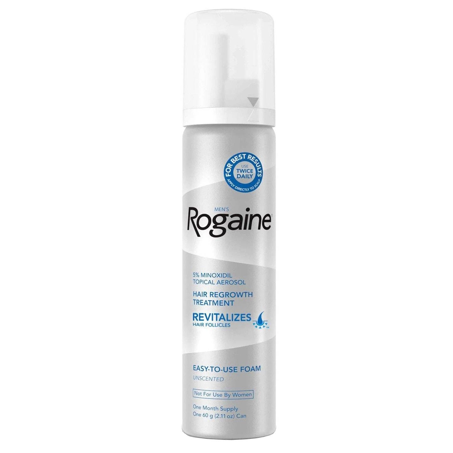 Rogaine Mens 5% Minoxidil Foam Single Can 60g