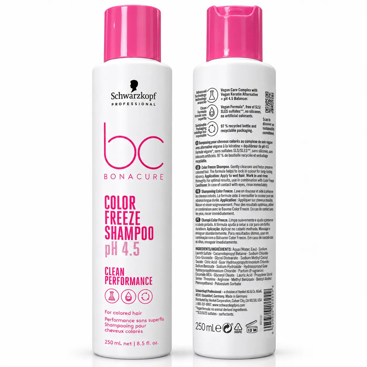 Schwarzkopf Professional BC Bonacure Color Freeze Shampoo 250ml