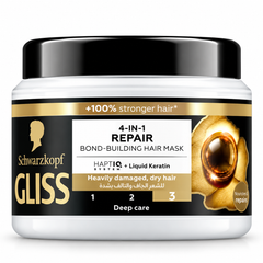 Schwarzkopf Gliss 4-in-1 Repair Bond-Building Hair Mask 400ml