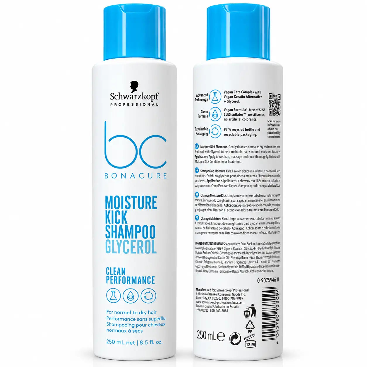 Schwarzkopf Professional BC Bonacure Moisture Kick Shampoo 250ml