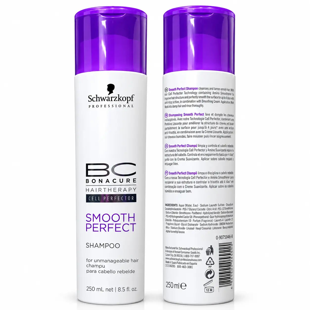 Schwarzkopf Professional BC Bonacure Smooth Perfect Shampoo 250ml
