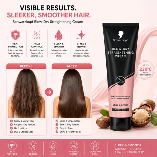 Schwarzkopf Blow Dry Straightening Cream 150 ml