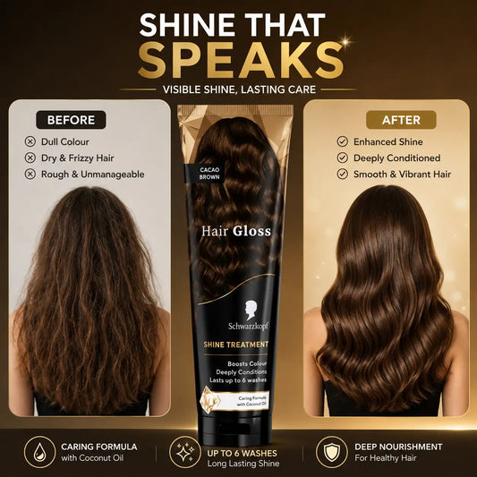 Schwarzkopf Hair Gloss Shine Treatment Cacao Brown 150ml