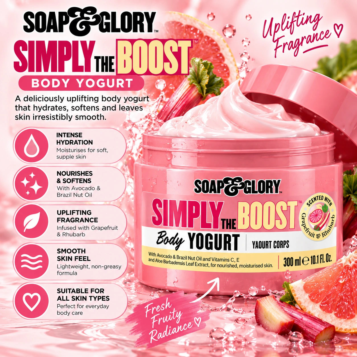 Soap & Glory Simply The Boost Body Yogurt 300ml