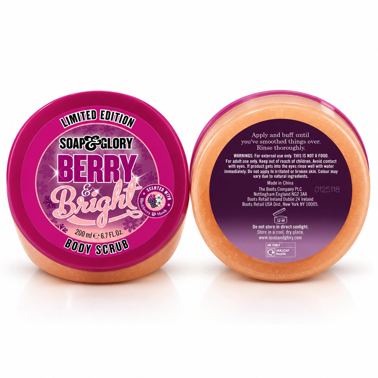 Soap & Glory Berry & Bright Body Scrub 200ml