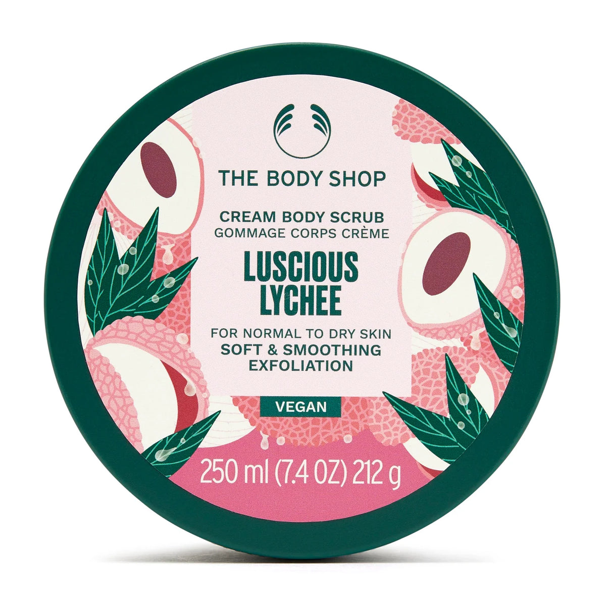 The Body Shop Luscious Lychee Cream Body Scrub 250ml