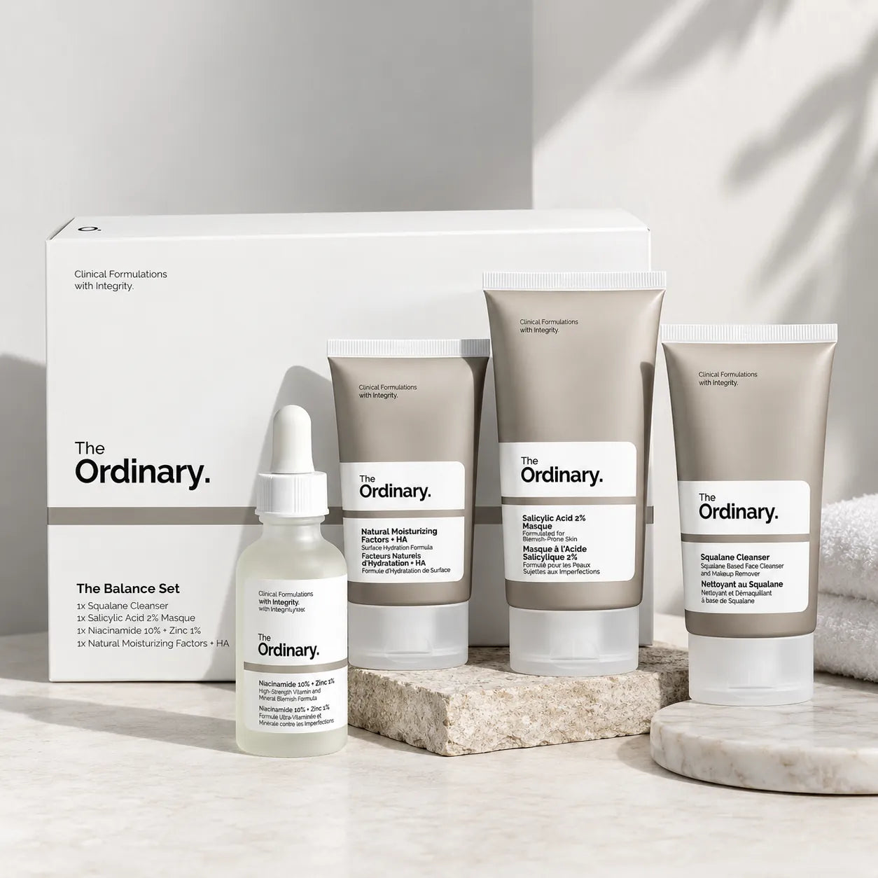The Ordinary The Balance Set 4 Piece Skincare Set
