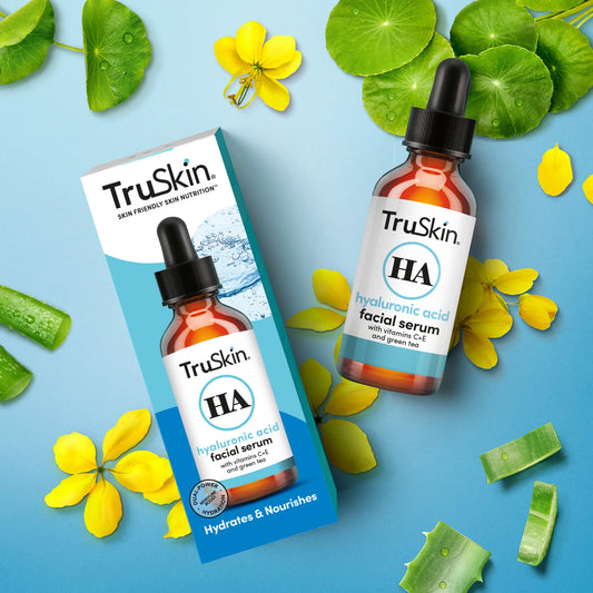 TruSkin HA Hyaluronic Acid Facial Serum with Vitamins C And E 30 ml