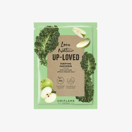 Oriflame Love Nature Up Loved Purifying Face Scrub with upcycled apple & organic kale 10 ML