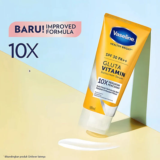 Vaseline Healthy Bright Gluta Vitamin Sunscreen Serum SPF30 PA++ 180ml