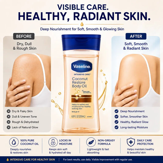 Vaseline Intensive Care Coconut Restore Body Oil 200ml