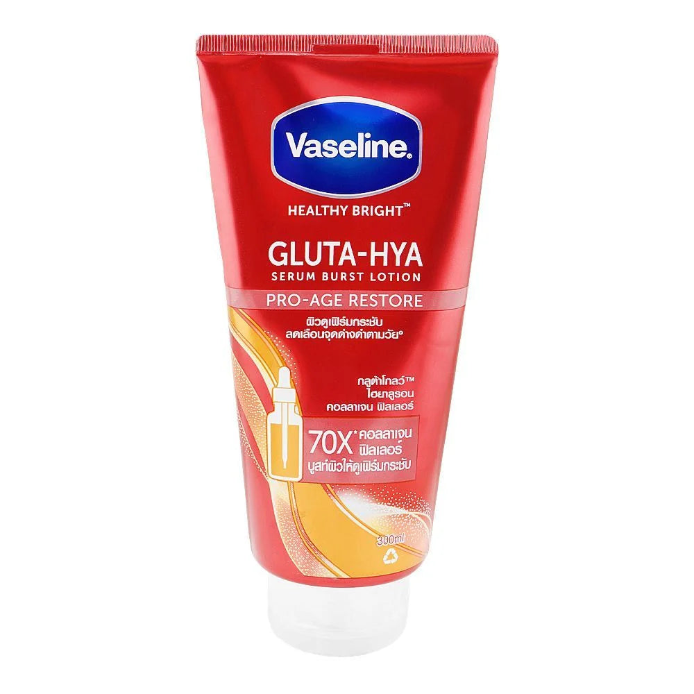 Vaseline Healthy Bright Gluta Hya Serum Burst Lotion Pro Age Restore 300 ml