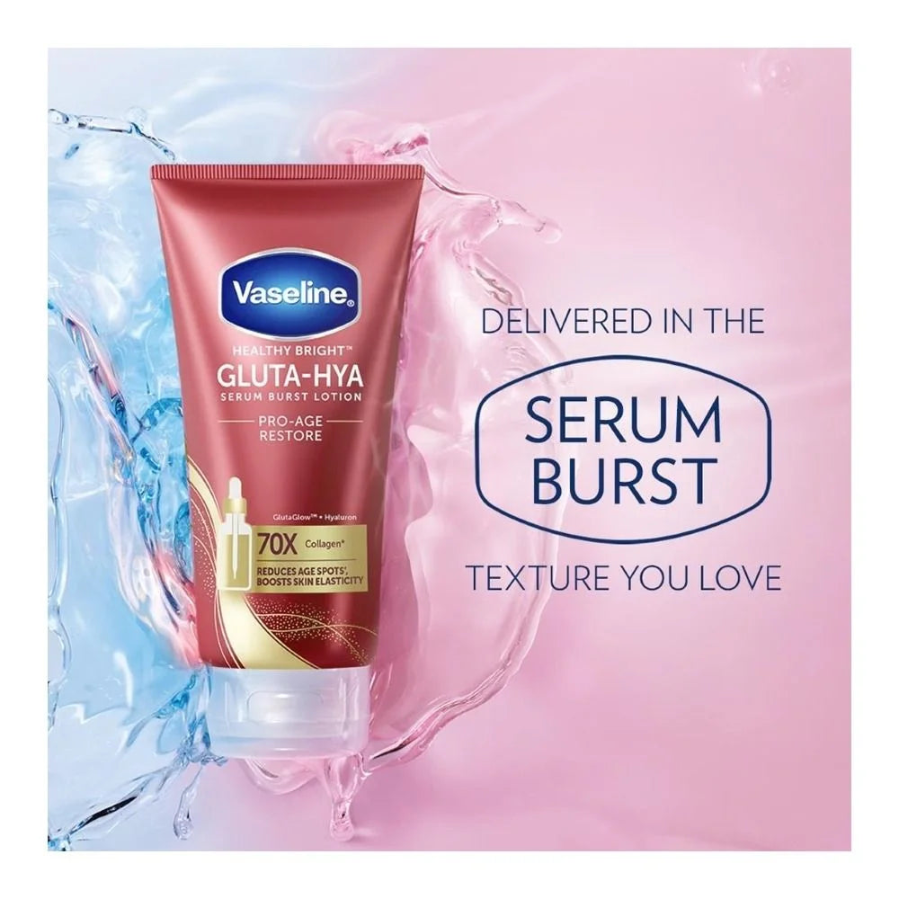 Vaseline Healthy Bright Gluta Hya Serum Burst Lotion Pro Age Restore 300 ml