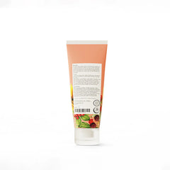 Tube of skincare product with label on a white background