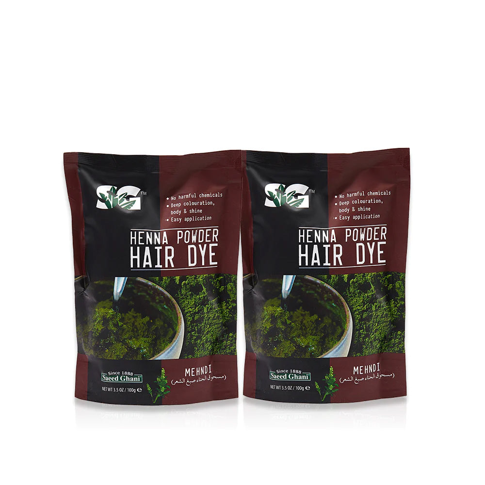 Saeed Ghani Pack of 2 Henna Powder Hair Dye Pouch