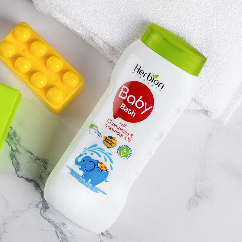 Herbion SLS Free Baby Body wash | 100% Parabens and Tear Free Formula