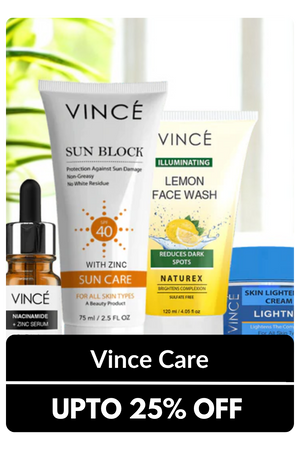 Sun protection creams, summer kit from Vince Care with discount