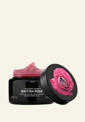The Body Shop British Rose Exfoliating Gel Body Scrub 250 ML