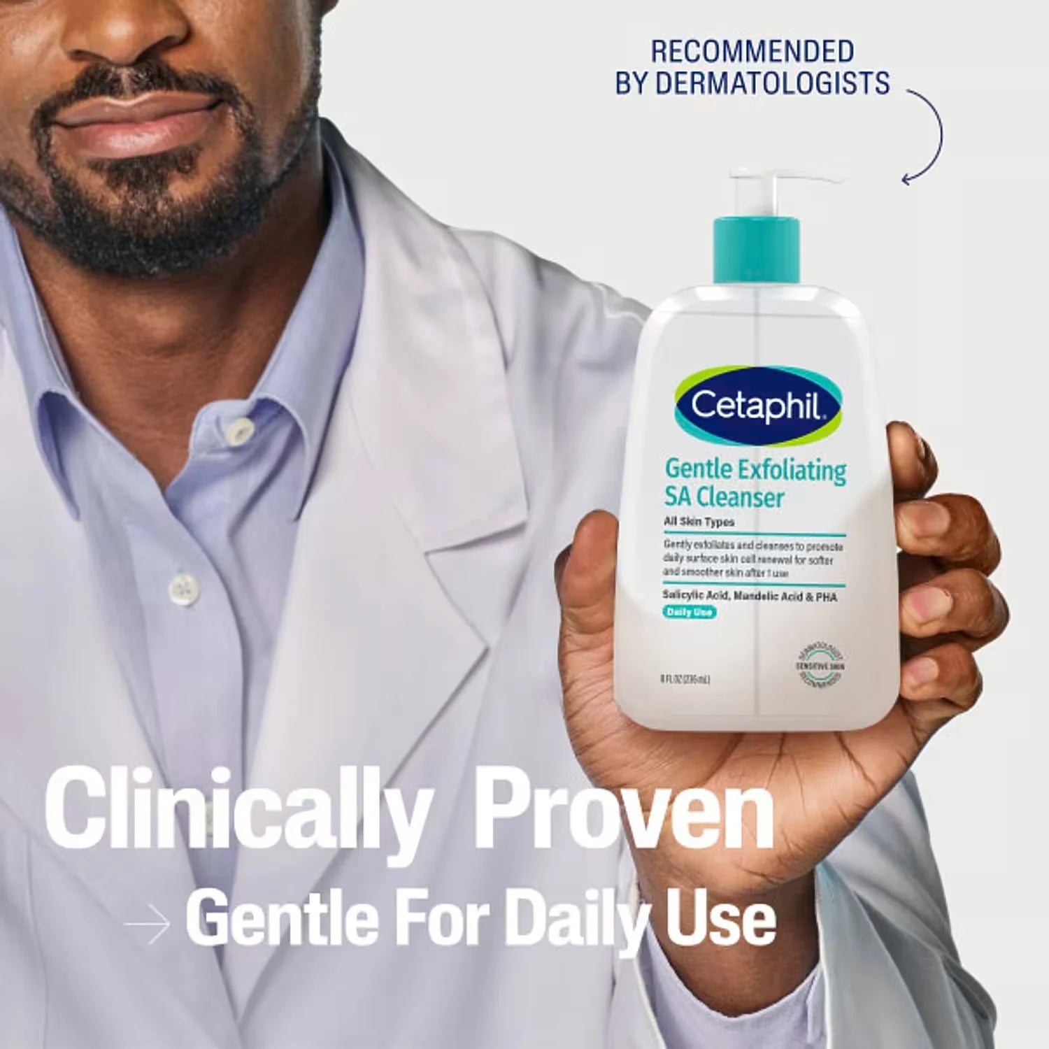 Cetaphil Gentle Exfoliating SA Cleanser Fragrance Free 236ml