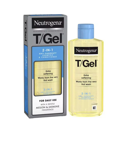 Neutrogena T/Gel 2-in-1 Anti-Dandruff Shampoo & Conditioner Melon & Jasmine 250ml