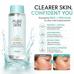 Oriflame Pure Skin Clarifying Toning Solution 150 ML