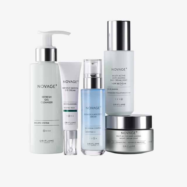 Oriflame NOVAGE+ Blemish + Age Defy Routine Light
