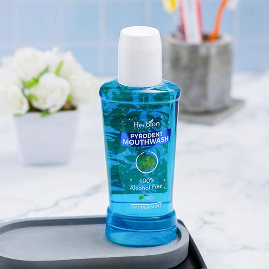 Herbion Pyrodent Peppermint Mouthwash